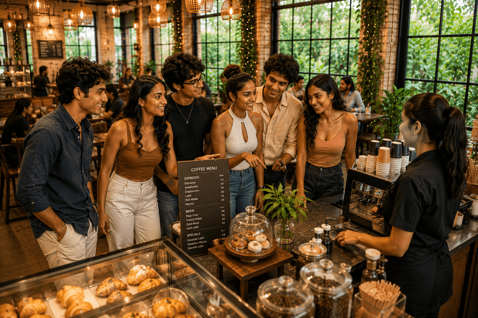 Cafe counter