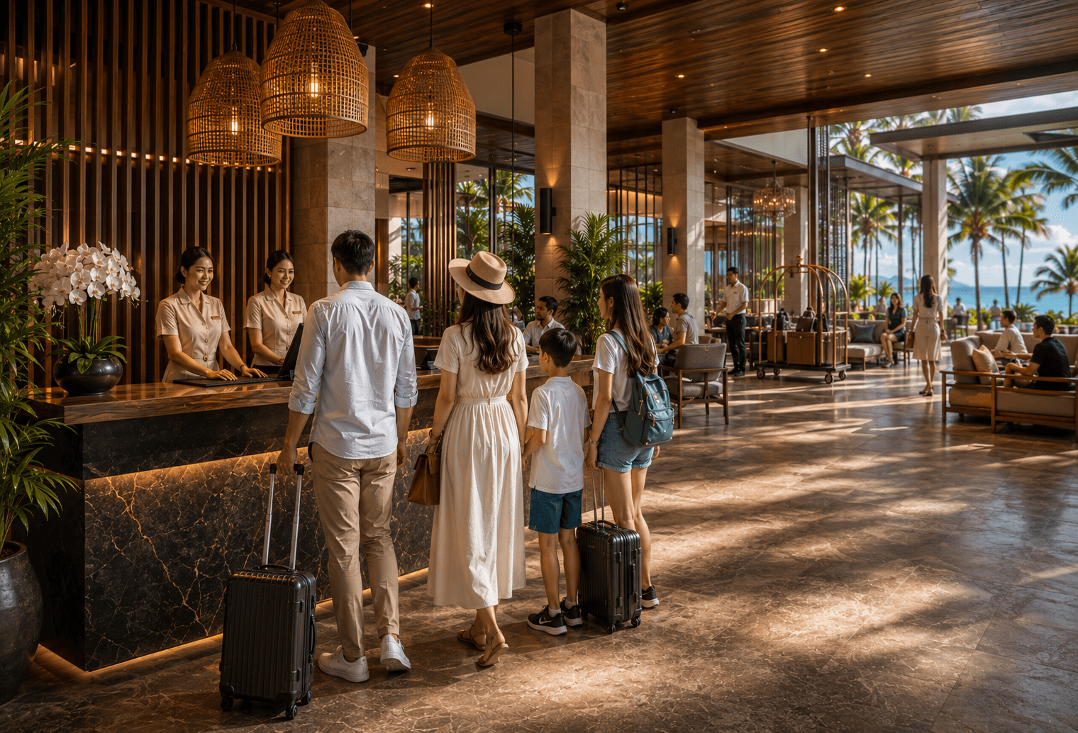 Resort lobby