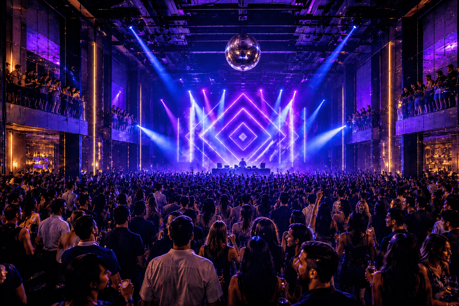 Nightclub dance floor