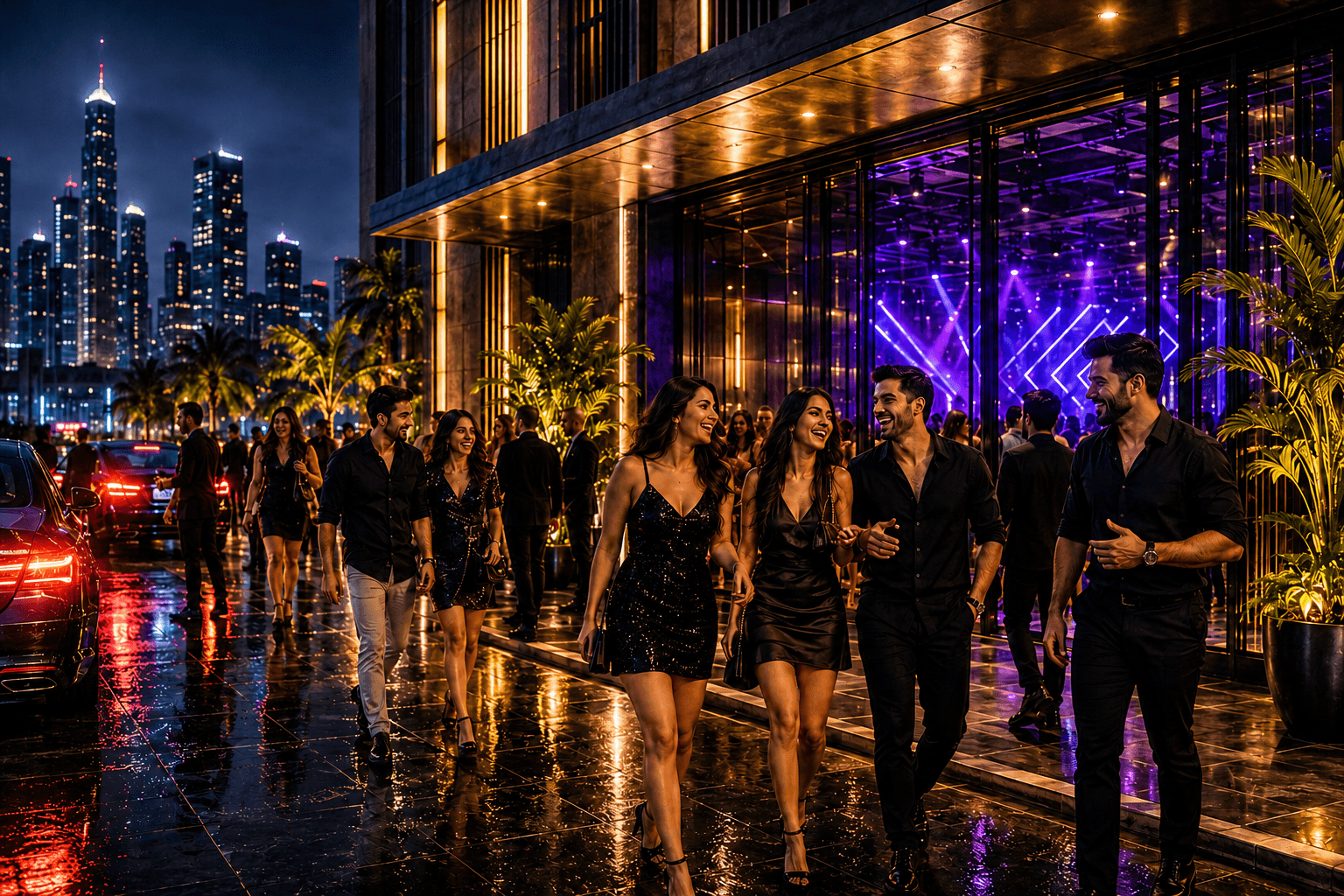 Nightclub full venue visualization