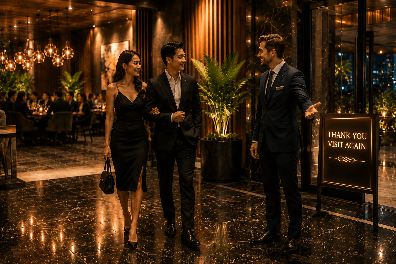 Restaurant full venue visualization