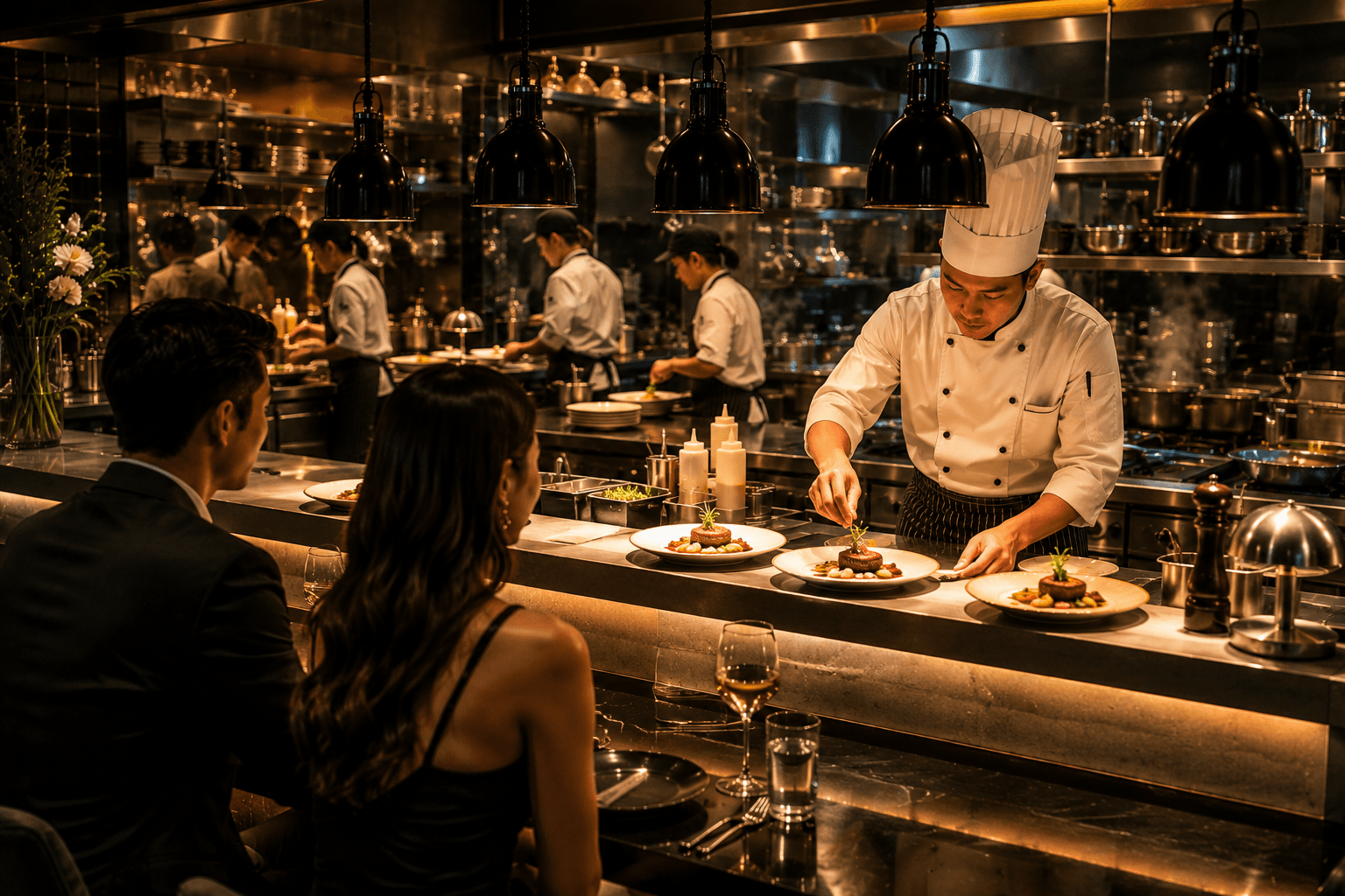 Restaurant lounge interior