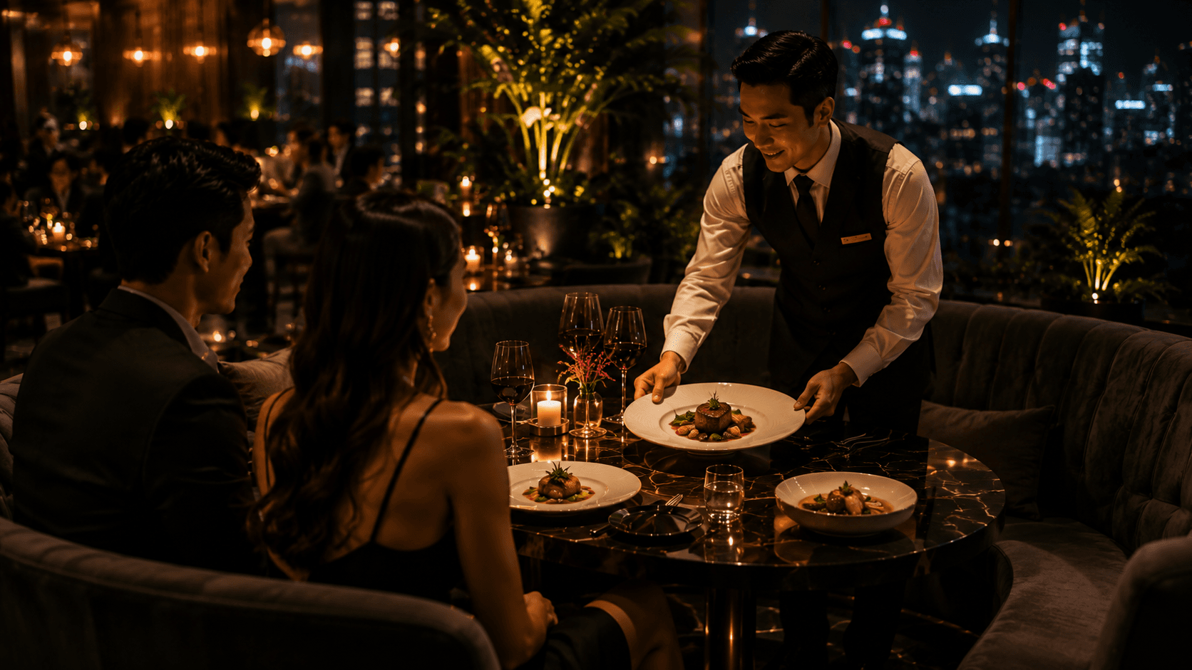 Restaurant private dining room